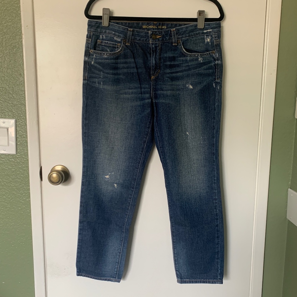 Michael Kors Lightly Distressed Jeans